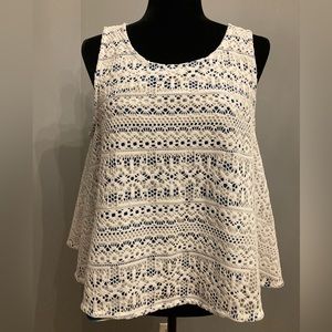 Brand New With Tags ANTHROPOLOGIE Trapeze-Style Tank Top, Size M